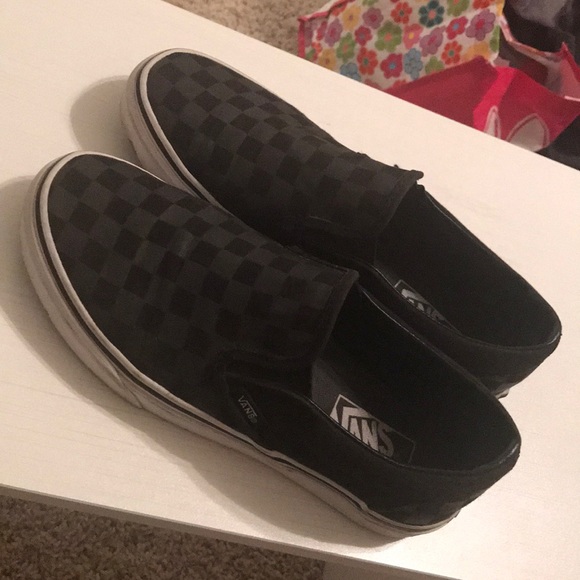 black checkered vans - Picture 1 of 1
